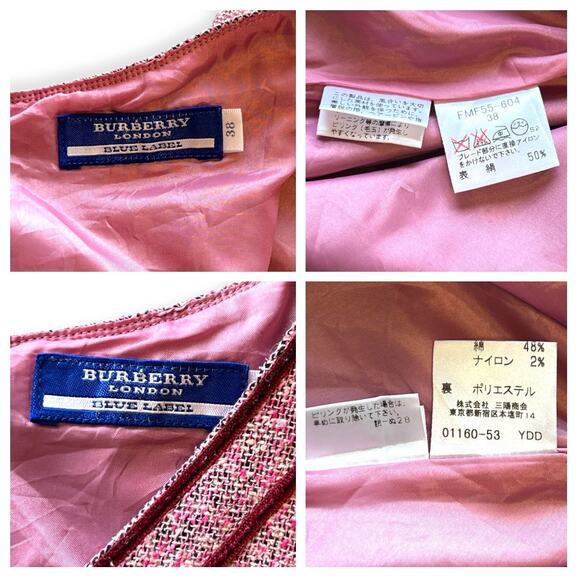 Burberry London Blue Label Dress Pink XS - Picture 11 of 15